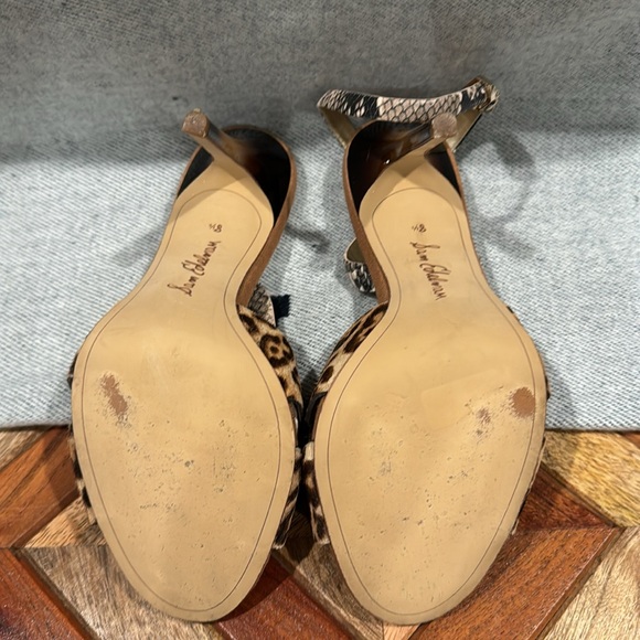 Sam Edelman Snake and Leopard Brahma Heels size 8 - Picture 8 of 8